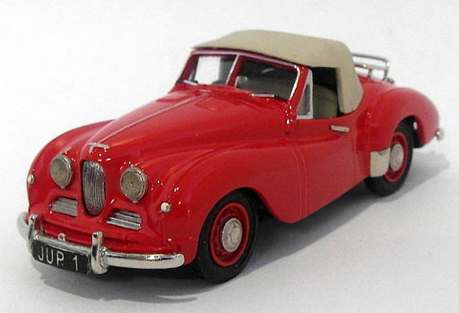 J&M Classics 1/43 Scale JM10 - Jowett Jupiter Roadster Mk1 Hood Up - Red