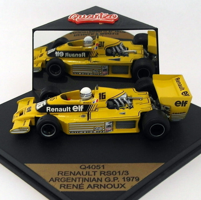 Quartzo 1/43 Scale Q4051 - Renault RS01/3 F1 - Argentinian GP 1979 #16 Arnoux