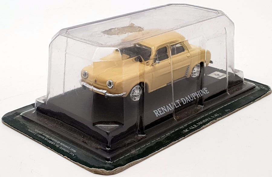 Altaya 1/43 Scale Model Car AL51020F - Renault Dauphine - Pale Yellow