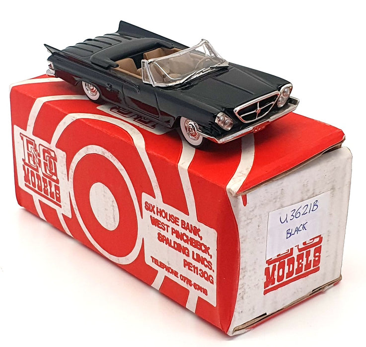 MAE - U3621B - 1/43 Scale White Metal Model Car - Black