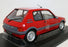 Norev 1/18 Scale 184853 - 1988 Peugeot 205 GTi 1.6 - Vellelunga Red