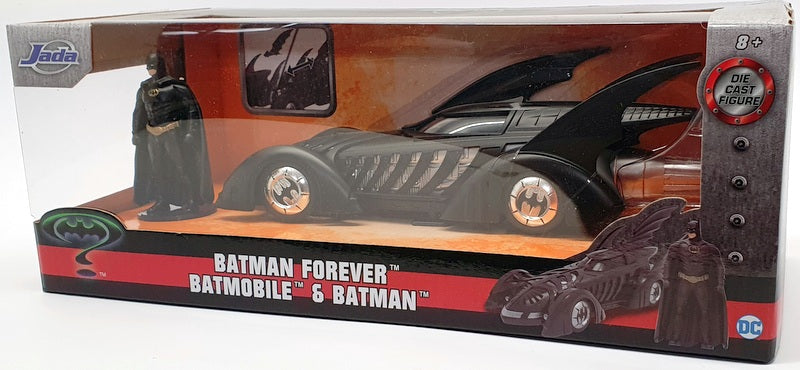 Jada 1/24 Scale Model Car #98036 - Batman Forever Batmobile & Batman