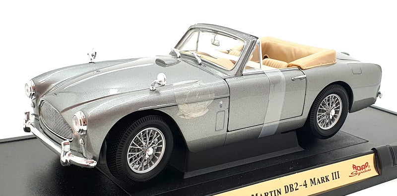 Road Signature 1/18 Scale Diecast  92788 Aston Martin DB2-4 Mark 3 Metallic Grey