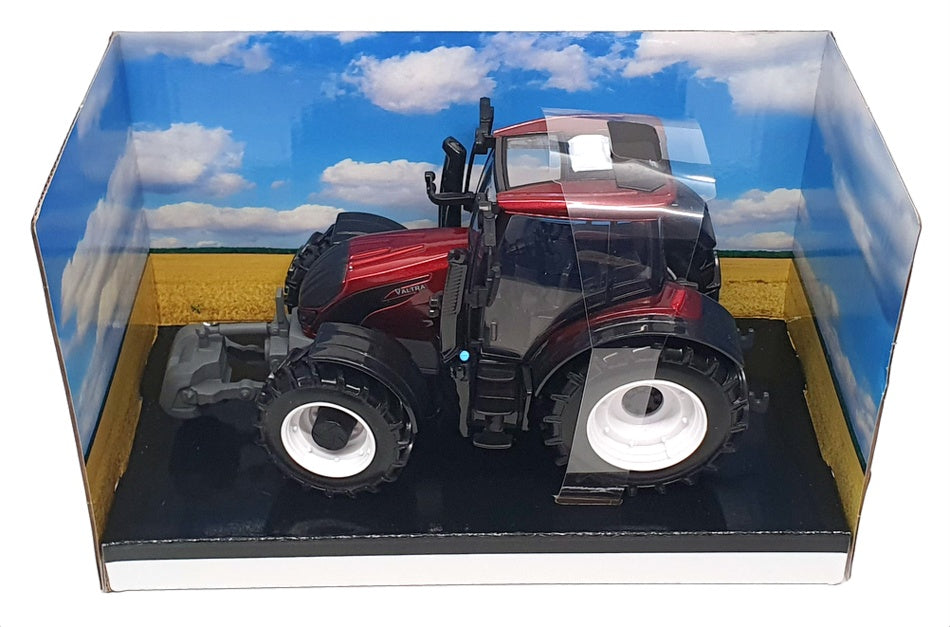 Burago 1/32 Scale 18-44071 - Valtra N174 Farm Tractor - Burgundy