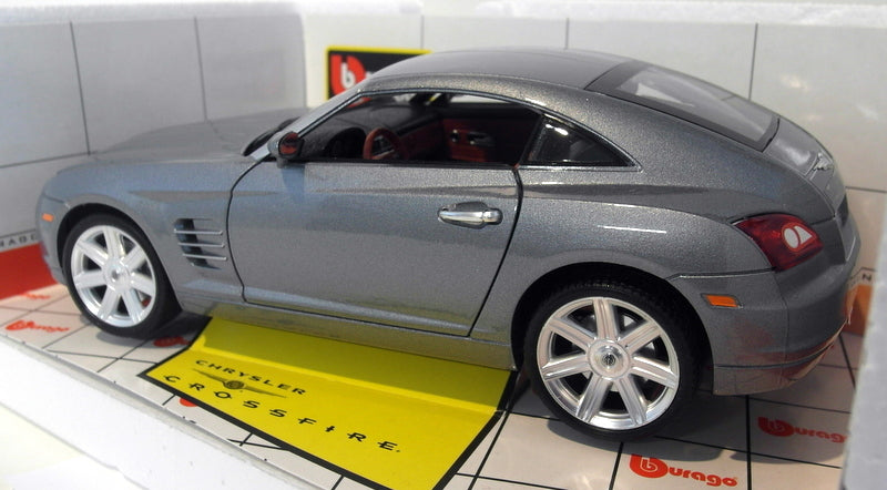 Burago 1/18 Scale Diecast - 34912 Chrysler Crossfire Metallic grey
