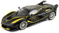 Burago 1/18 Scale Diecast - 18-16907B Ferrari FXX K Black Yellow Model Supercar