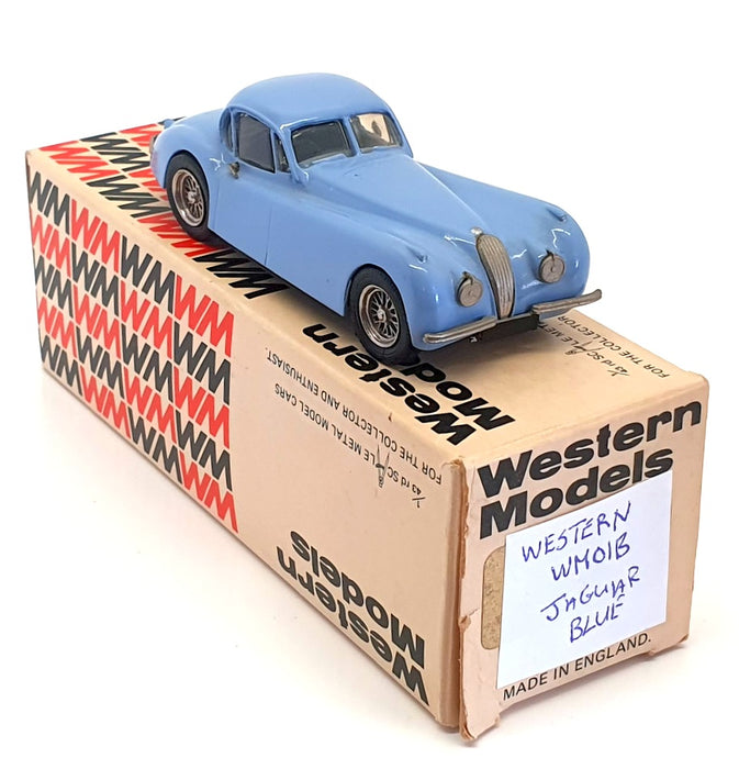 Western Models 1/43 Scale WM01B - 1951 Jaguar XK120 FHC - Blue
