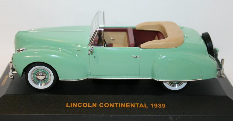 Ixo 1/43 Scale - MUS017 - Lincoln Continental 1939 - Green