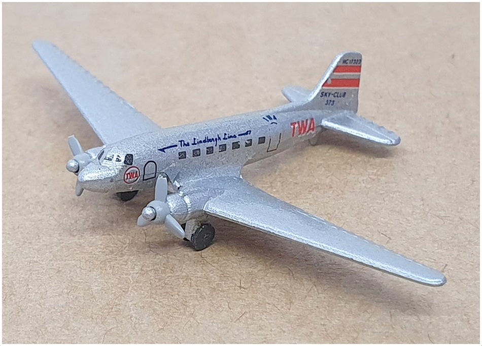 Schabak 1/600 Scale Diecast 932/10 - Douglas DC-3 Aircraft - TWA