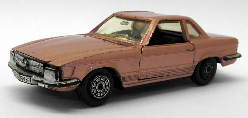 Vintage Norev 1/43 Scale Diecast - 820 Mercedes 350 SL Pink
