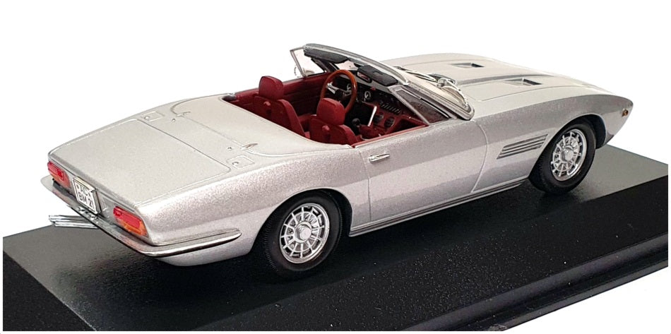 Minichamps 1/43 Scale 400 123331 - 1969 Maserati Ghibli Spider - Silver