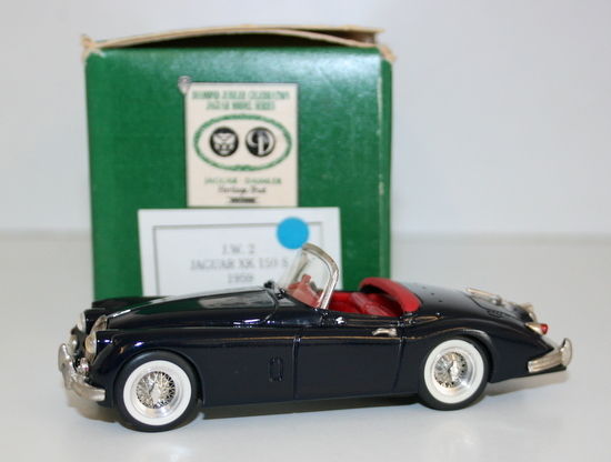 MILESTONE MINIATURES 1/43 JW2 - 1959 JAGUAR XK150 S - NAVY BLUE JAGUAR HERITAGE