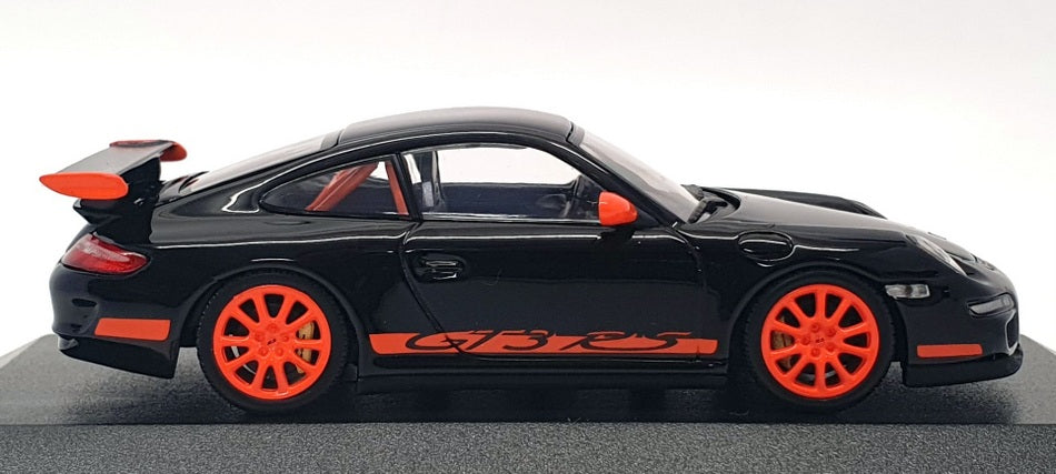 Minichamps 1/43 Scale WAP 020 128 17 - Porsche 911 GT3RS - Black/Orange