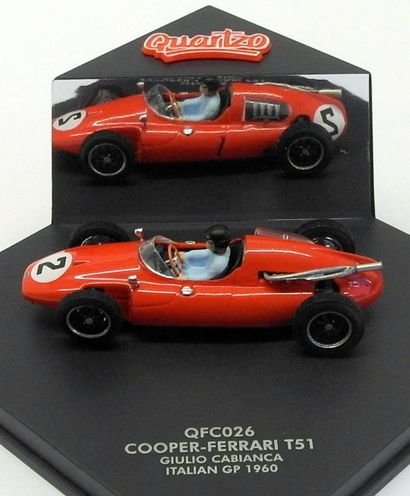 Quartzo 1/43 Scale QFC026 - Cooper-Ferrari T51 - Italian GP 1960 #2 G.Cabianca