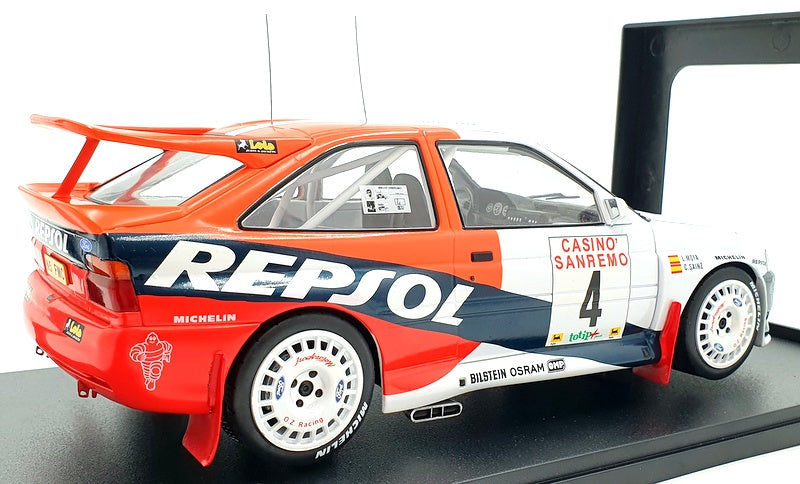 IXO 1/18 Scale 18RMC076A - Ford Escort Cosworth RS 1996 #4 San remo C.Sainz