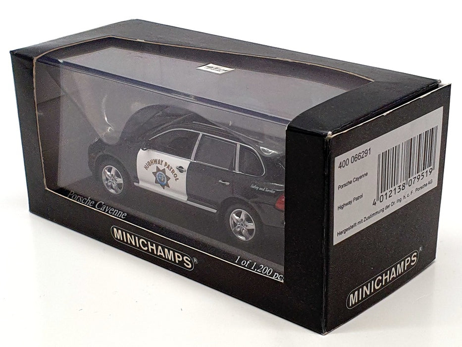 Minichamps 1/43 Scale 400 066291 - Porsche Cayenne Police - Highway Patrol