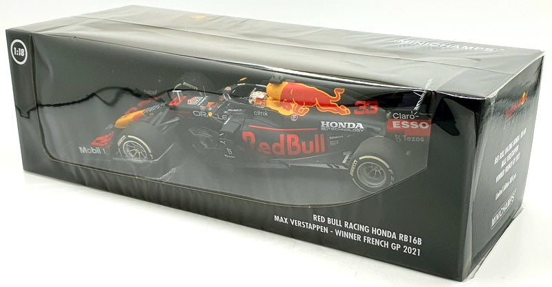 Minichamps 1/18 Scale 110 210833 Red Bull Honda RB16B F1 Verstappen French 