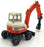 Siku 1/50 Scale Diecast 3527 Mobilbagger Compact Excavator Excavateur Sur Pneus