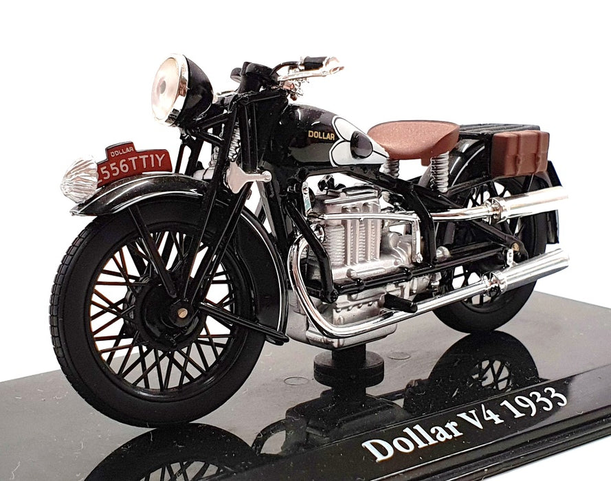 Atlas Editions 1/24 Scale 4 658 121 - 1933 Dollar V4 Motorbike