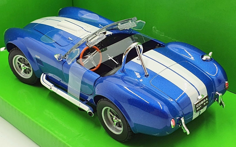 Welly NEX 1/24 Scale 24002W - 1965 Shelby Cobra 427 SC - Blue