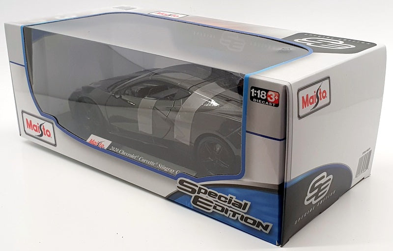 Maisto 1/18 Scale 46629 - 2020 Chevrolet Corvette Stingray Coupe - Black