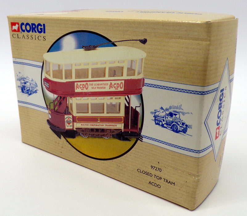 Corgi 1/76 Scale Diecast 97270 - Closed Top Tram Car - Acdo — R.M.Toys Ltd
