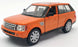 Kinsmart 1/38 Scale KT5321D - Range Rover Sport Back and Go - Orange
