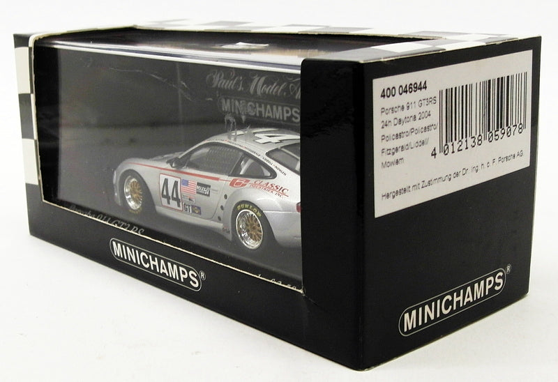 Minichamps 1/43 Scale 400 046944 - Porsche 911 GT3 RS - 24h Daytona 2004
