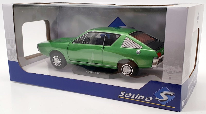 Solido 1/18 Scale S1803701 - 1976 Renault 17 Mk I - Met Green