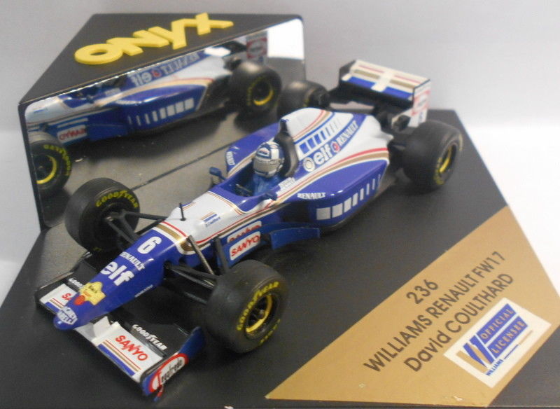 Onyx 1/43 Scale - 236 WILLAMS RENAULT FW17 DAVID COULTHARD