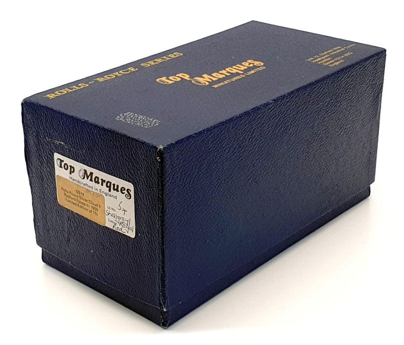 Top Marques Gold Series GS14 1/43 - 1959 Rolls Royce Silver Cloud II 1 of 75