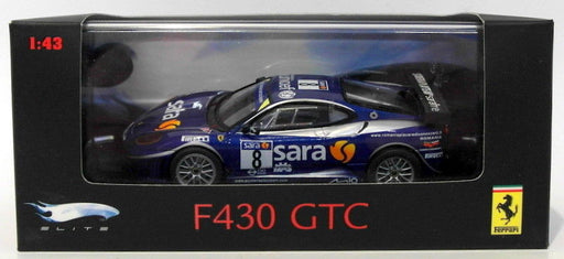 Hot Wheels 1/43 Scale Diecast P9950 - Ferrari F430 GTC #8 - Blue