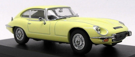 Oxford Diecast 1/43 Scale JAGV12002 - Jaguar V12 E Type - Primrose Yellow