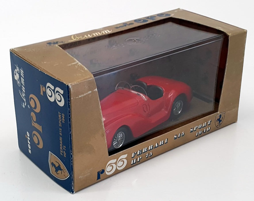 Brumm 1/43 Scale Model Car R66 - 1940 Ferrari 815 Sport - Red