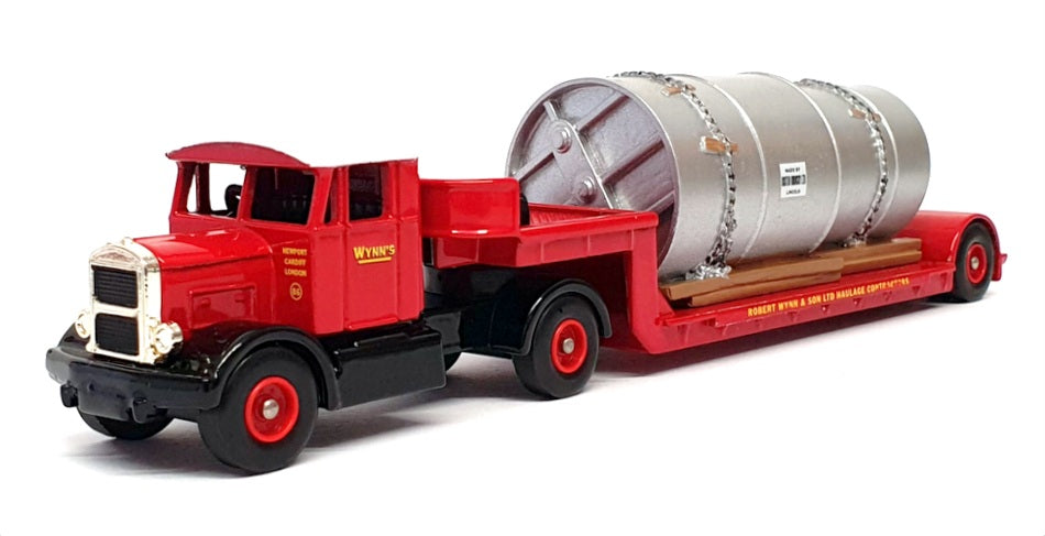 Lledo 1/76 Scale DG112000 - Scammell Tractor With Artic Low Loader & Load Wynns