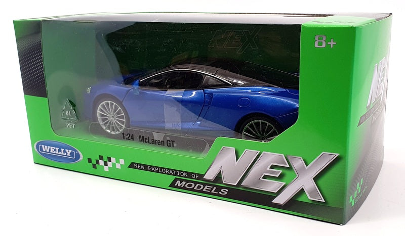 Welly 1/24 Scale Model Car 24105W - McLaren GT - Met Blue
