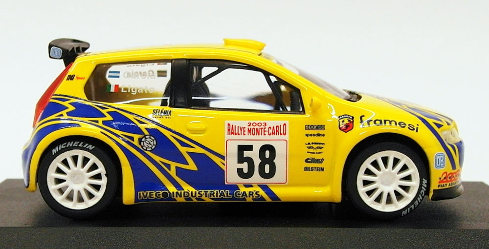 Altaya 1/43 Scale AL01419A - Fiat Punto S1600 - Monte Carlo Rally 2003