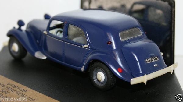 VITESSE 1/43 SCALE - V98138 - CITROEN TRACTION 11B 1954 - BLEU NUIT