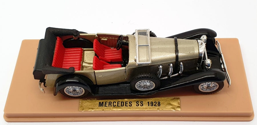 Solido 1/43 Scale 137 - 1928 Mercedes Benz SS Torpedo - Metallic Grey