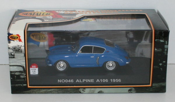 NOSTALGIE 1/43 SCALE - N0046 - ALPINE A106 - 1956 - BLUE