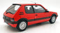 Otto Mobile 1/18 Scale Resin OT515 - Peugeot 205 GTI 1600 - Red