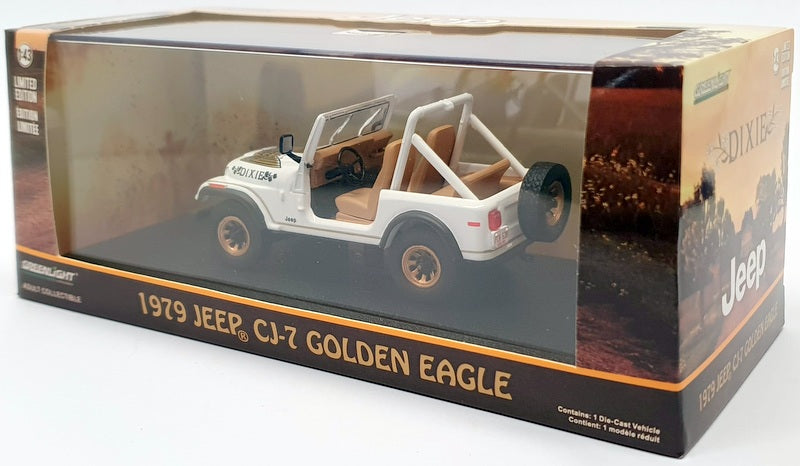 Greenlight 1/43 Scale Model Car 86572 - 1979 Jeep CJ-7 Golden Eagle