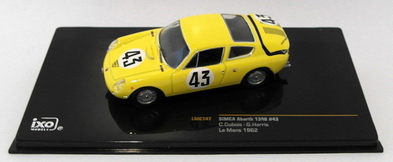 Ixo Models 1/43 Scale Diecast LMC147 - Simca Abarth 1300 #43 Le Mans 1962