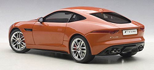 Autoart 1/18 Scale Diecast - 73653 Jaguar F-Type 2015 R Coupe Firesand Orange