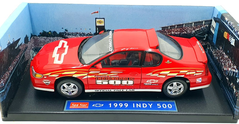Sun Star 1/18 Scale Diecast 1970 - Indy 500 Chevrolet Monte Carlo Pace Car Red