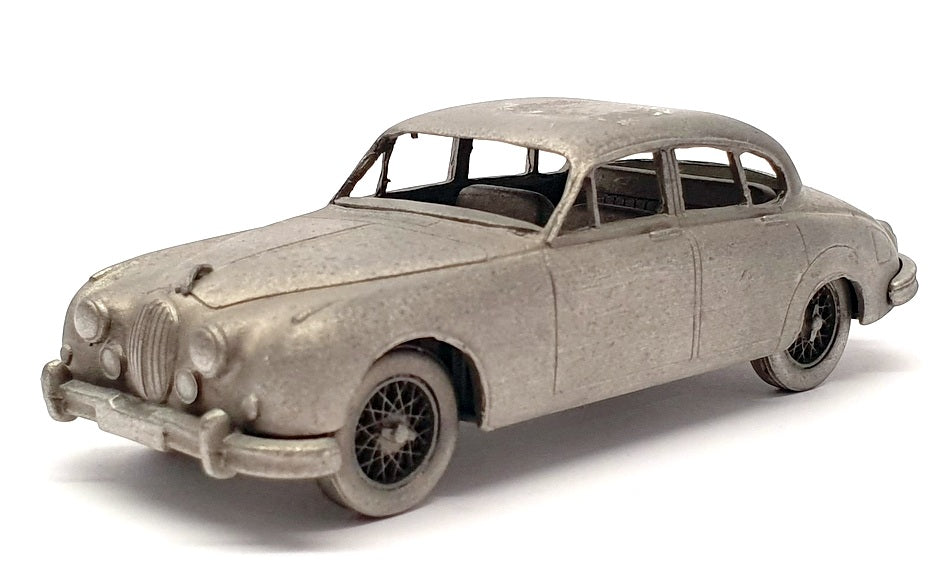 Danbury Mint Appx 10cm Long Pewter DA16321M - 1962 Jaguar Mk2 3.8L
