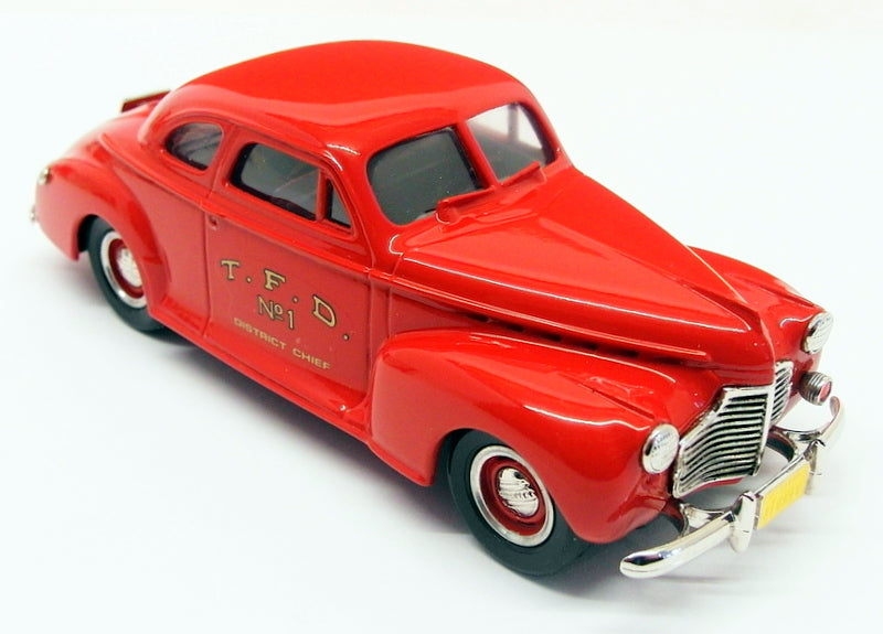 Durham Classics 1/43 Scale DC08F - 1941 Chevrolet Coupe - Red