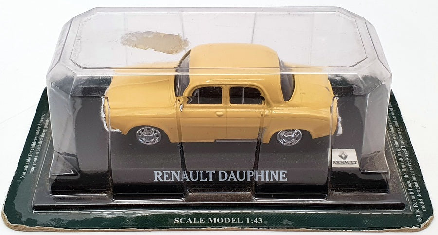 Altaya 1/43 Scale Model Car AL51020F - Renault Dauphine - Pale Yellow