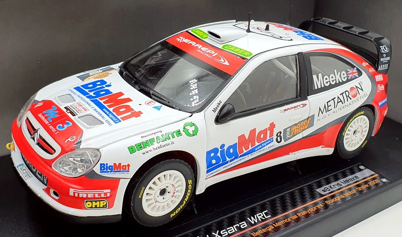 Sunstar 1/18 Scale Diecast 4472 - Citroen Xsara WRC #8 Meeke Bologna 2008