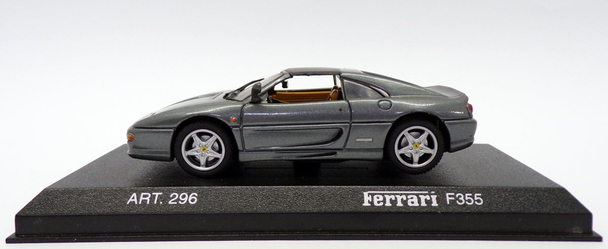Detail Cars 1/43 Scale ART296 - 1994 Ferrari F355 - Metallic Grey